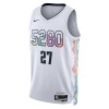 Män Denver Nuggets Tröja Jamal Murray Nike 2024-25 City Edition Vit Swingman